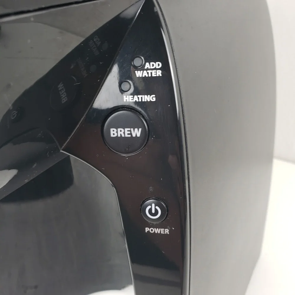iCoffee SpinBrew Single Serve Coffee Maker RSS100-EXP Black Chrome Pod Brewer